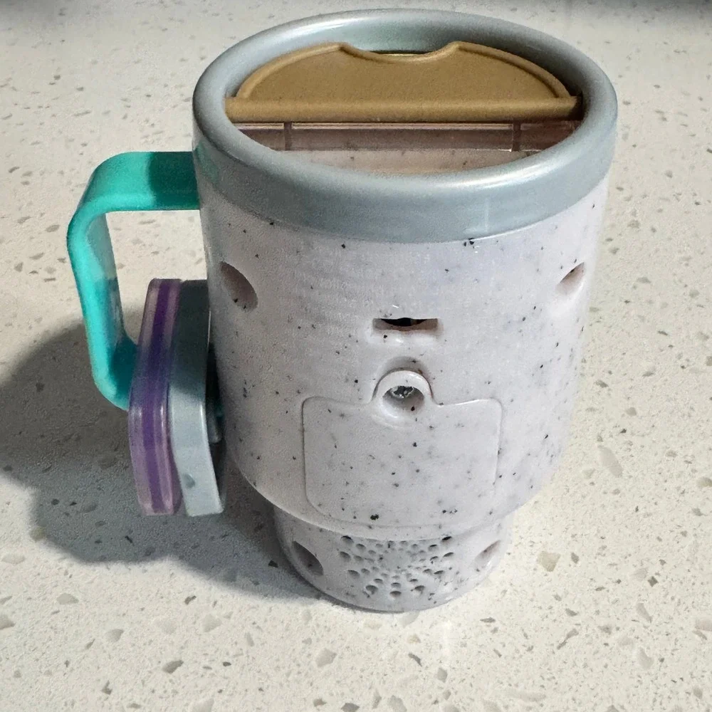 Fisher-Price Laugh & Learn Coffee Mug HRP35 Interactive Musical Toy Gray ABC 123